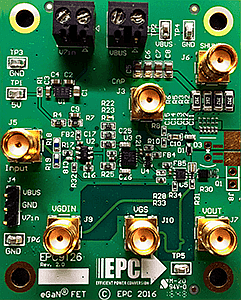 eGaN power FET capable of 75A pulses with a total pulse-width of 5 ns (10% of peak)