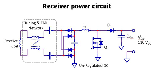 receiver power circuit