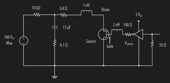 Schematic of basic demo circuit