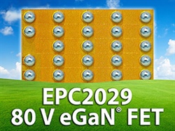 Efficient Power Conversion (EPC) Introduces Wide Pitch eGaN FETs Enabling High Current in Small Footprint