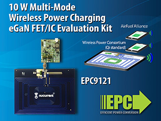 No More Standards Wars in Wireless Charging ‒ EPC Introduces a Wireless Multi-Mode Demonstration System Compatible with All Current Wireless Power Charging Standards