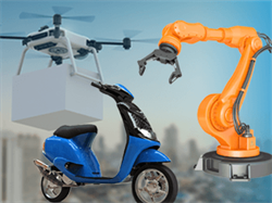 Premium Motor Drive Performance at Low Cost for e-bikes, Drones, and Robotics with GaN FETs from EPC