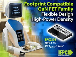 Footprint Compatible Packaged GaN Family Expands to 150 V for Flexible Design of High-Power Density Applications