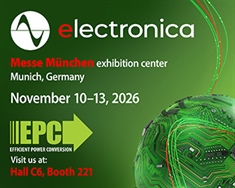 EPC to Showcase Next-Generation GaN Solutions for AI, Robotics, Space and Autonomous Machines at electronica 2026