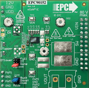 EPC90152: 100 V, 14 A Half-bridge Development Board