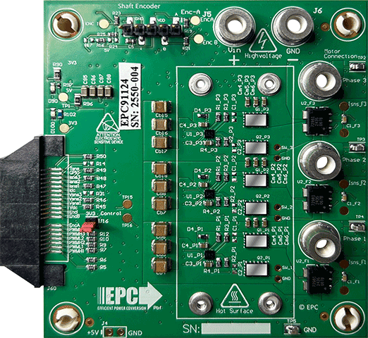 EPC91124 – 50 ARMS 三相电机驱动逆变器