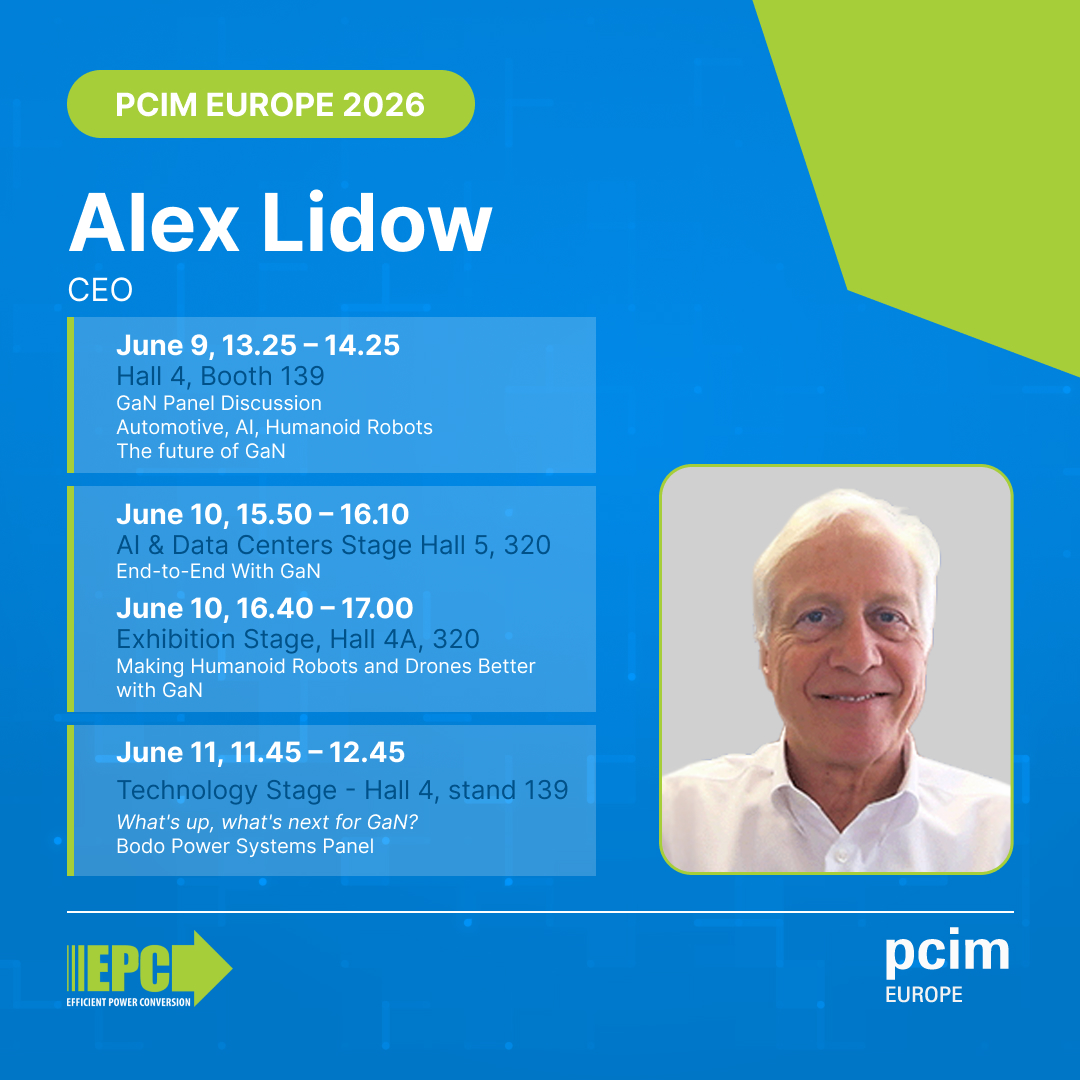 Alex Lidow PCIM Europe