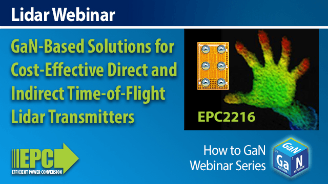 GaN-based Solutions for Cost Effective Direct and Indirect Time-of-Flight Lidar Transmitters