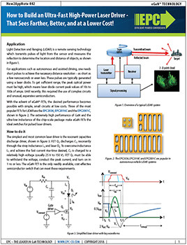 How To Build An Ultra Fast High Power Laser Driver That Sees
